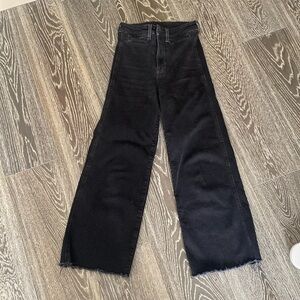 straight leg black jeans